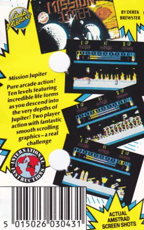 Mission Jupiter (UK) (1987) (Trainer) box cover back